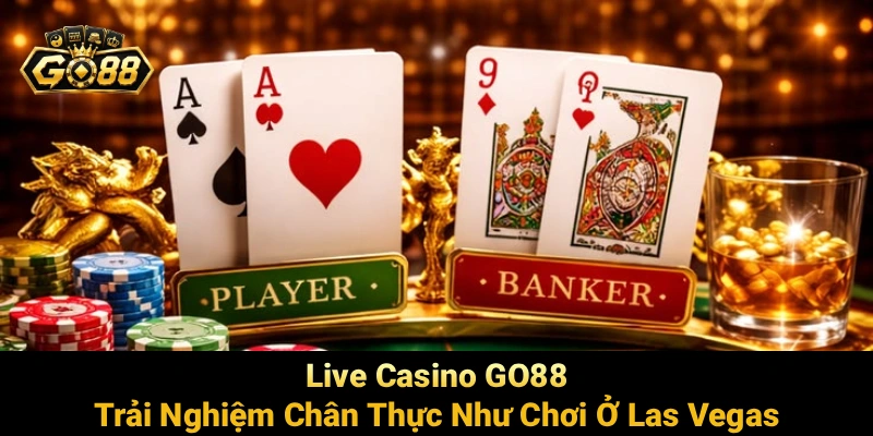 Live Casino GO88 - Mang đến trải nghiệm chân thực như chơi ở Las Vegas